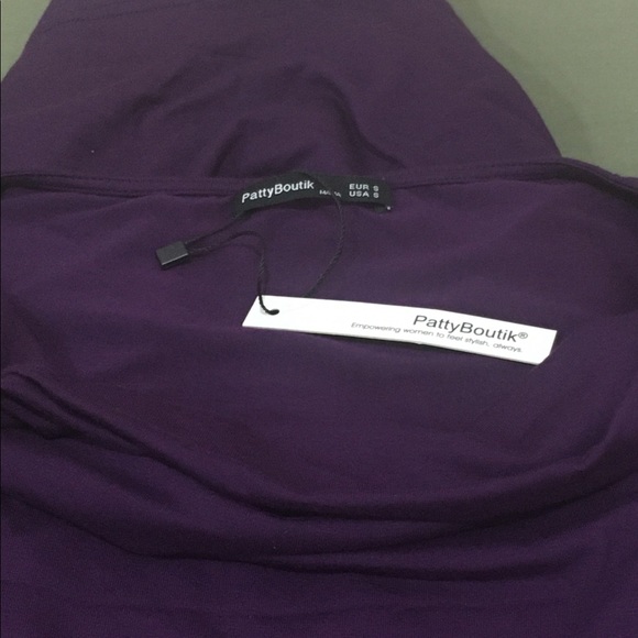 NWT Patty Boutik Mama Purple Maternity Dress, Size Small - Picture 3 of 12